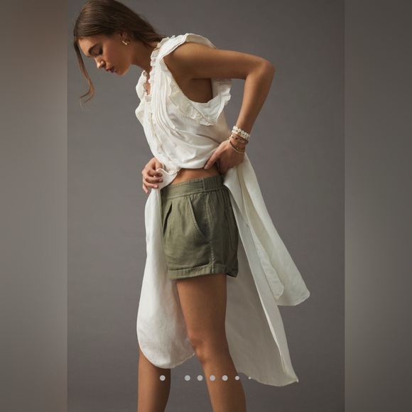 By Anthropologie Long Ruffled Tunic - Picture 2 of 4